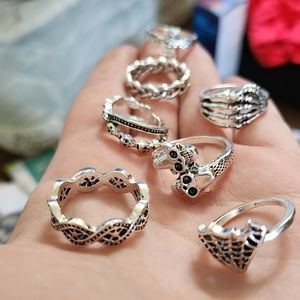 Silver Ring Set